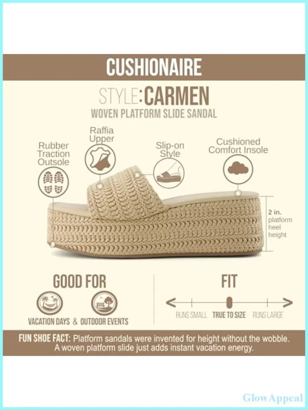 Platform Espadrille Sandals Slip On Knit Raffia Casual Beach Shoes